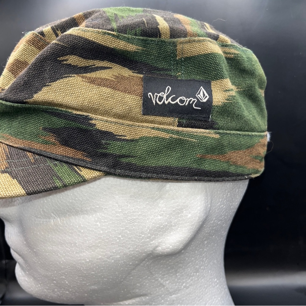 Volcom brand military style hat split back